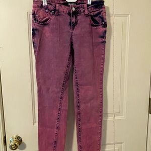 Soundgirl Women's Pink and Black Jeans